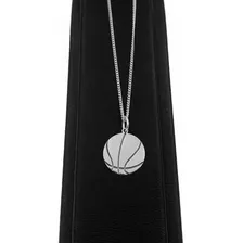 Dije Y Cadena Balon Basquetbol De Plata Lry 925 