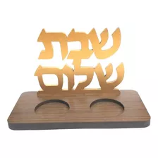 Porta Velas De Shabat . Judaismo. Shabat Shalom