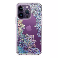 Funda Coolwee Para iPhone 14 Pro Max Crystal Mandala