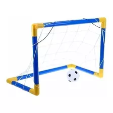 Pack 2 Mini Arco De Futbol Grande Pvc Armable + Accesorio