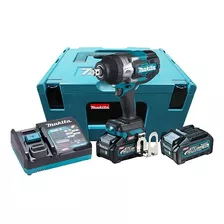 Llave De Impacto 40,0 V, 2 Baterías, 4,0 Ah, Tw001gm201 Makita, 110 V