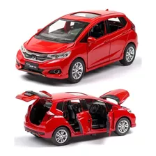 Honda Fit Gk5 Miniatura Metal Autos Con Luces Y Sonido 1/32