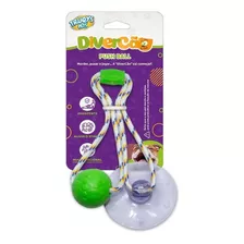 Cabo Guerra P/ Cães Brinquedo Push Ball - Bolinha 5,5 Cm