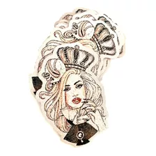 Patche Lady Gaga Termocolante 4x7cm Etiqueta Aplique