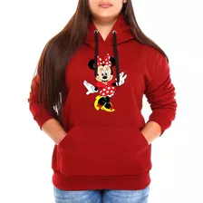 Moletom Minnie Vestido Bolinha Canguru Pronta Entrega 