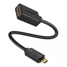 Adaptador Micro Hdmi Macho A Hdmi Hembra Ugreen, 3d Y 4k