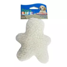 5 inch Forro Polar Hombre Plush Squeaker Dog Toy