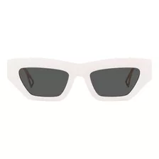 Gafas Versace Ve4432 Mujer Color Gris Oscuro Armazón Blanco