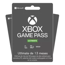 Game Pass Ultimate 12 Meses + 1 Garantizados