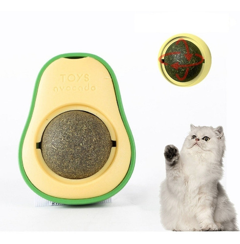 Abacate De Brinquedo Para Gatos Com Catnip Erva Gato Natural