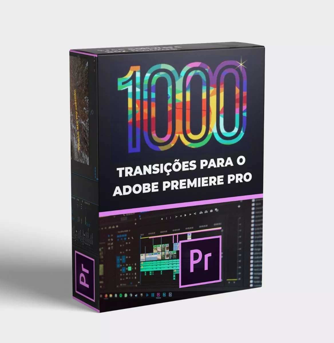 1000 Transições Para O Adobe Premiere Pro Envio Imediato
