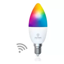 Lâmpada De Led Inteligente Vela Rgb Color Wifi Taschibra