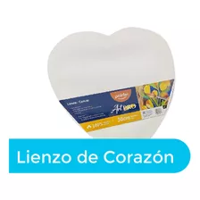 Lienzo Escolar Canvas Artístico De Corazón