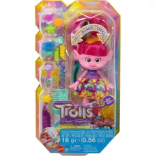 Boneca Trolls Poppy Penteado Mágico - Mattel Hnf25