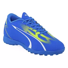 Botines De Futbol Puma Ultra Play Tf Azul Solo Deportes