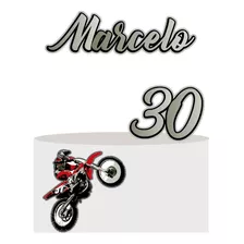 Arquivo de corte topo de bolo Motocross