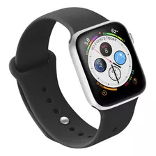 Malla De Silicona Para Apple Watch 42/44mm - Negro - Relojes