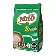 Saborizante Para Leche Milo Activ-go Chocolate Bolsa 300 G