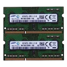 Kit Memoria Ram Samsung 8 Gb (2 X 4 Gb) Ddr3 Pc, 1600 Mhz Y