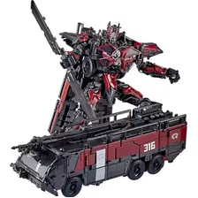 Boneco Robô Transformers Baiwei Caminhão Bombeiro Sentinel