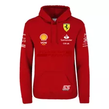 Hoodie Ferrari F1 Escudería Carlos Sainz 55 2022 Formula 1