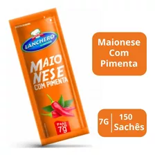 Sachê Maionese Com Pimenta 7g Lanchero Caixa 150 Unidades