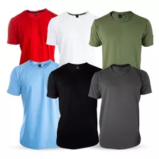 Kit 10 Camisetas Masculinas Basica Gola Redonda Atacado