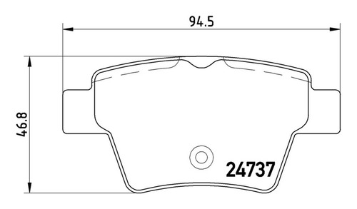 Brembo Balatas Peugeot 207 Rc 2010 Trasero Foto 2