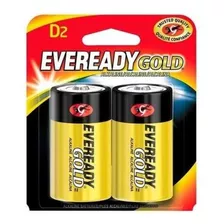 Pilas Alcalinas Eveready Gold D Grandes X2