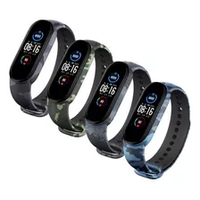 Correa Para Xiaomi Mi Band 5 Banda De Silicone Camuflado