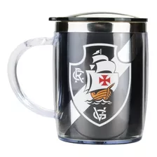 Caneca Térmica Com Tampa Clube Vasco Da Gama - 450 Ml