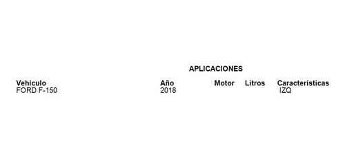 Faro Niebla Izquierdo Piloto Ford Lobo F-150 2018 2019 Tyc Foto 2