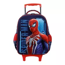Mochila Infantil 3d Xeryus Marvel's Spider-man Gamerverse 11700 Rodinhas 16´´
