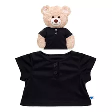 Polera Negra Con Botones Build-a-bear