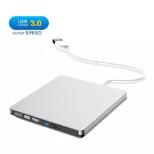 Lector De Dvd Y Cd, Externo, Quemador Usb 3.0 3