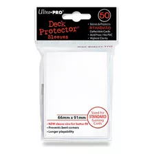 Protector Para Cartas (50 Protectores) Blanco -ultrapro