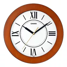 Reloj Casio Pared Iq-126-5bdf 100% Original Color De La Estructura Madera Color Del Fondo Blanco