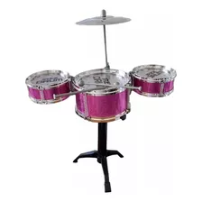 Bateria Infantil Instrumentos Educativos Tambor Musical Nf