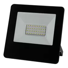 Reflector Proyector Led 30w Multiled Luz Fria 6500k Ja Color De La Carcasa Negro Color De La Luz Blanco Frío