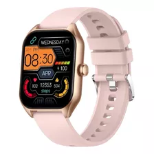 Reloj Rosado Smartwatch Inteligente Llamadas Bluetooth 
