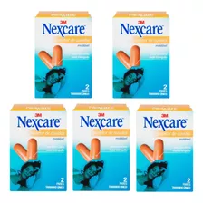 Protetor De Ouvidos Nexcare 3m Moldável Com 10 Pares