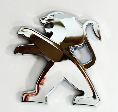 Emblema Peugeot Grande Insignia Logotipo 10cm X 8,5cm Cromo  Foto 5