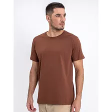 Camiseta Básica Marrom Hermoso Compadre