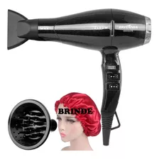 Secador De Cabelo Britânia 2400w Salão Difusor Touca Cetim