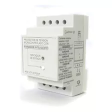 Protector De Tensión Microcontrolado Riel Din 40a 4400w Vc