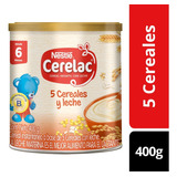 Cereal Infantil Cerelac® 5 Cereales 400g