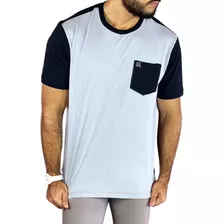 Camiseta Masculina Blusa Slim 100% Algodão Passeio Festa