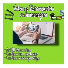 Vídeo Retrospectiva Homenagem Até 80 Fotos E Vídeos