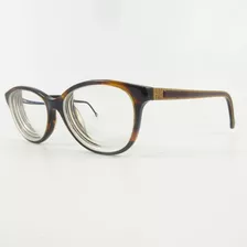 Lente Óptico Carolina Herrera Vhe560 Cat Eye Wayfarer Havana