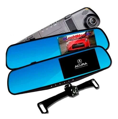 Espejo Retrovisor Panormico Para Carro Camioneta 43cm